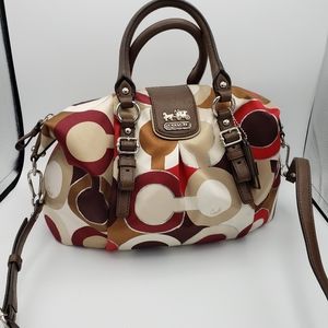 Coach Juliette Madison Op art satchel